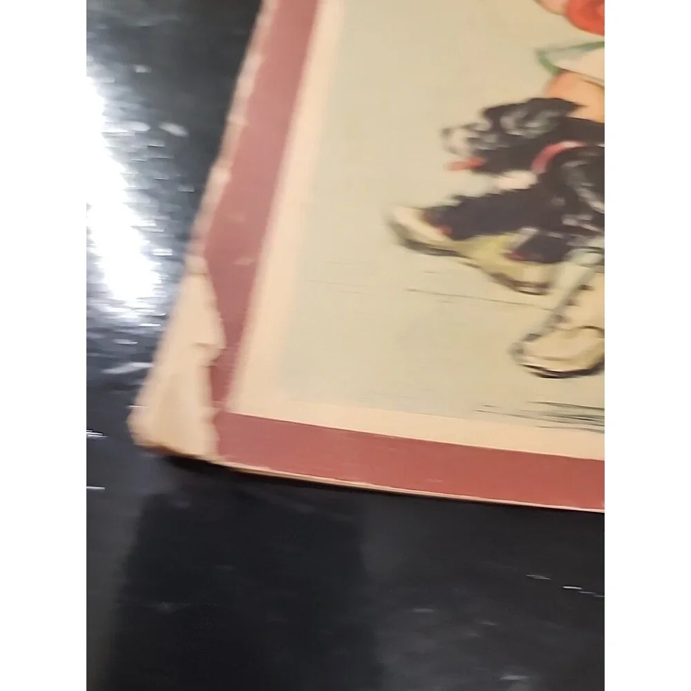 Vintage Nursery Rhymes Samuel Lowe Company Paperback Book 1942